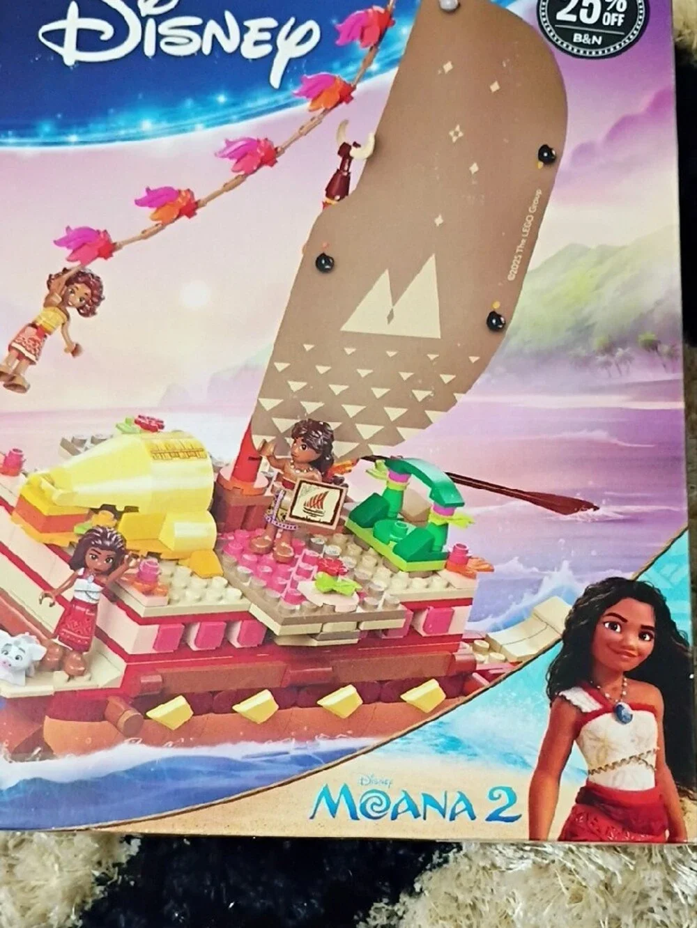 LEGO Disney Moana 2 43270 Moana's Adventure Canoe